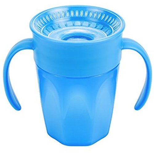 Dr. Brown's Cheers 360 Spoutless Training Cup, 6m+, 7 Ounce, Blue