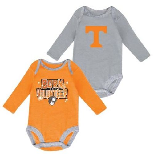 Ncaa Tennessee Volunteers Boys' 2pk Long Sleeve Bodysuit - 3-6m