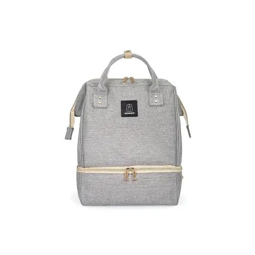 Breast Pump Backpack - Cooler and Moistureproof Bag Double Layer for Mother Outdoor Working Backpack with USB Charging Port, Large (Grey)