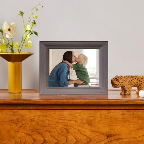 Mason Graphite - Smart HD Digital Picture Frame | Aura