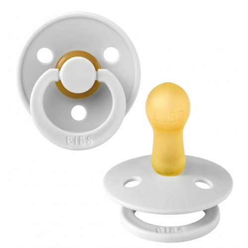 BIBS Pacifier, Round Latex, Size 1 - Haze