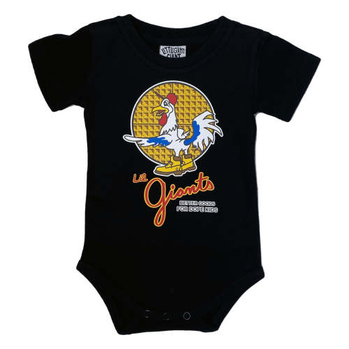 Giants -N- Waffles Onesie (Black)