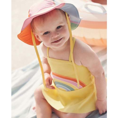 Baby One-Piece Rainbow Swimsuit & Swim Hat Set | Hanna Andersson