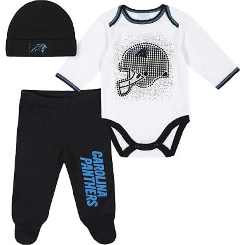 Gerber Unisex Baby NFL Team Footed Pant and Bodysuit Gift Set