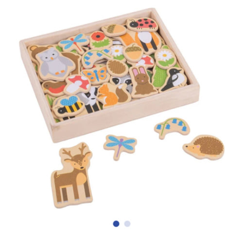 Woodland Magnets - Bigjigs Toys Games | Maisonette