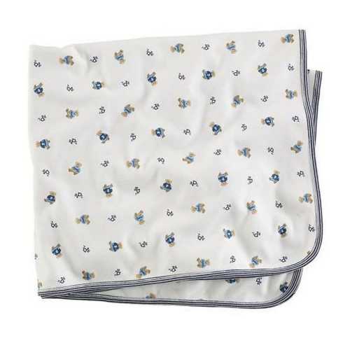 Ralph Lauren Baby Reversible Printed Receiving Blanket