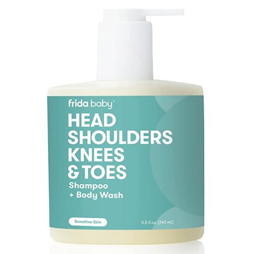 Frida Baby Shampoo + Body Wash | Head to Toe Tear Free Baby Shampoo and Body Wash for Sensitive Skin and Dry Skin - 11.5 Fl Oz (Pack of 1)
