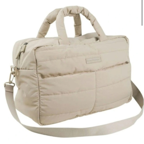 Quilted Changing Bag in Sand