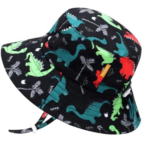 UPF 50+ Baby Sun hat Baby Bucket hat with Strings Summer Sun Protection Infant Sun hat for Kids