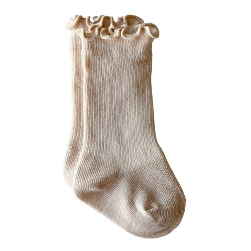 Lettuce Edge Socks, Oatmeal