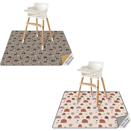 Splat Mat Giraffe and Splat Mat Boho Rainbow bundle