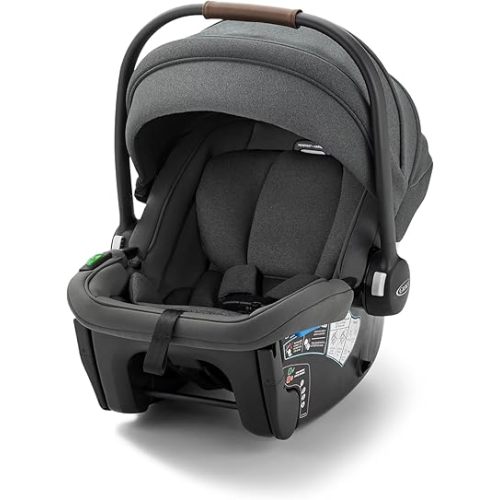 Graco On The Go MAX Infant Car Seat, Baseless Car Seat with Canopy, Rear Facing, Lightweight Carseat
