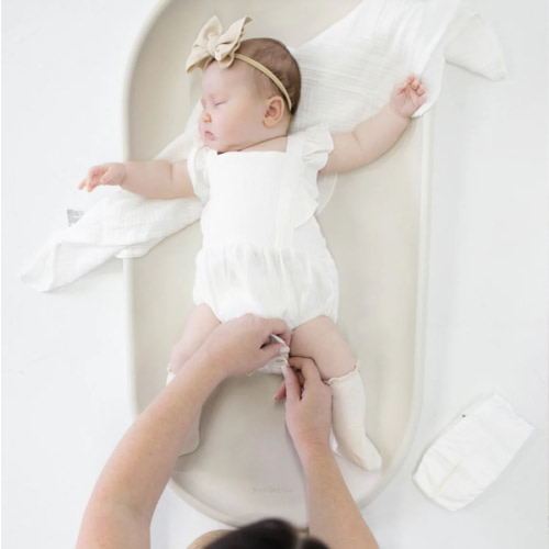 Premium PU Foam Comfort Change Pad | Turtle Dove