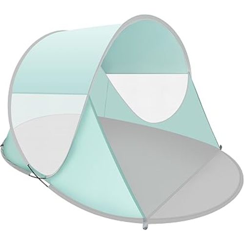 ISILER Pop Up Beach Tent, Portable Outdoor Shade, UPF 50+ Baby Shelter, Easy Setup Windproof Waterproof Canopy