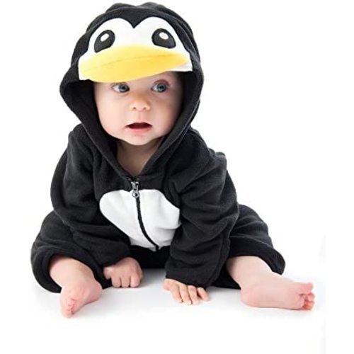 Fleece Baby Bunting Bodysuit – Infant One Piece Kids Hooded Romper Outerwear Toddler Jacket