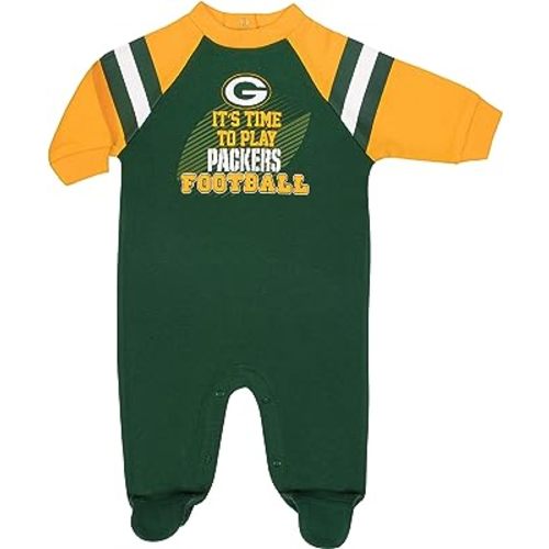 Gerber NFL Unisex Baby Nfl Team Footed Sleep and Play