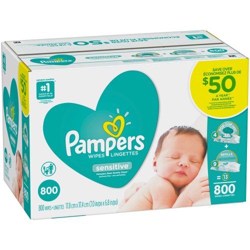 Pampers Sensitive? Baby Wipes 800 ct Bpx