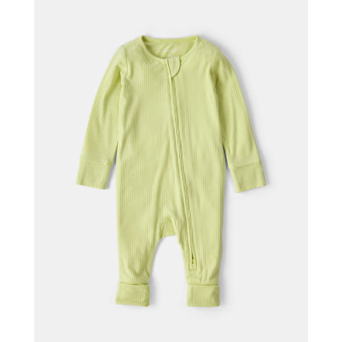 Baby PurelySoft™ Snug Fit Sleep & Play Pajamas - Green