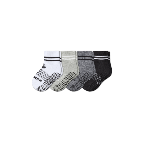 Toddler Originals Gripper Calf Sock 4-Pack