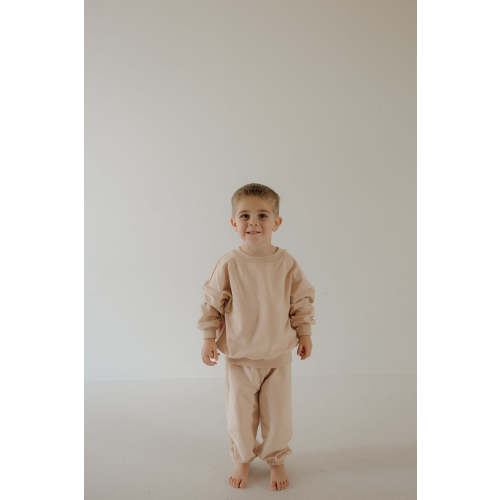 Child Sweat Set | Cashew - 3-6