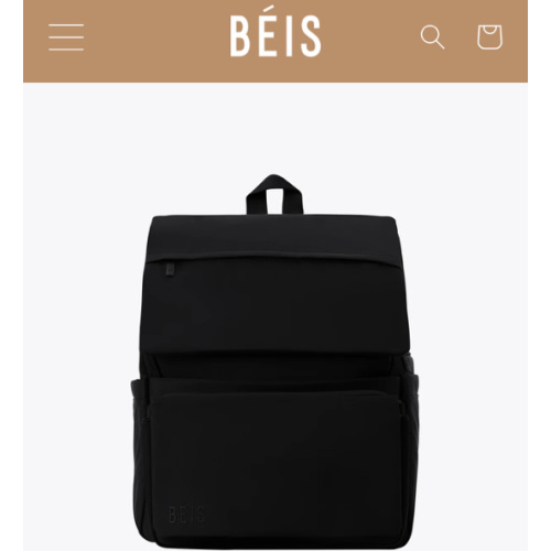 BÉIS 'The Ultimate Diaper Backpack' in Black - Best Backpack Diaper Bag in Black