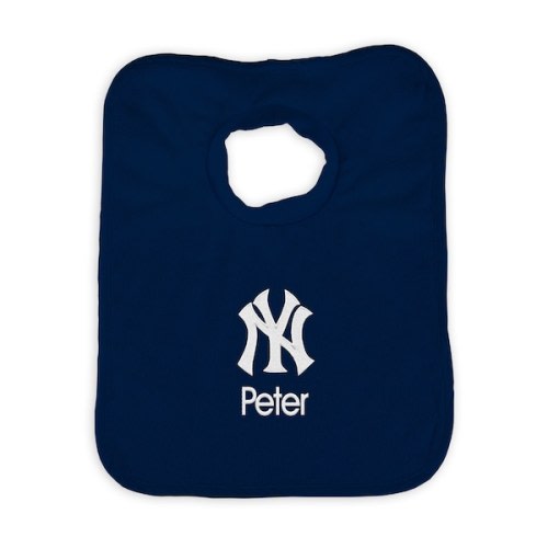 Infant New York Yankees Navy Personalized Bib