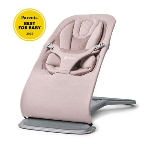 3-In-1 Evolve Baby Bouncer: Knit | Ergobaby - Blush Pink