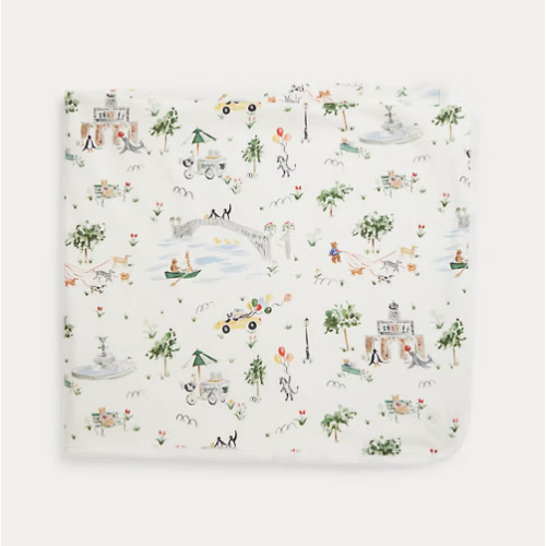 RL Baby x Riley Sheehey Cotton Blanket