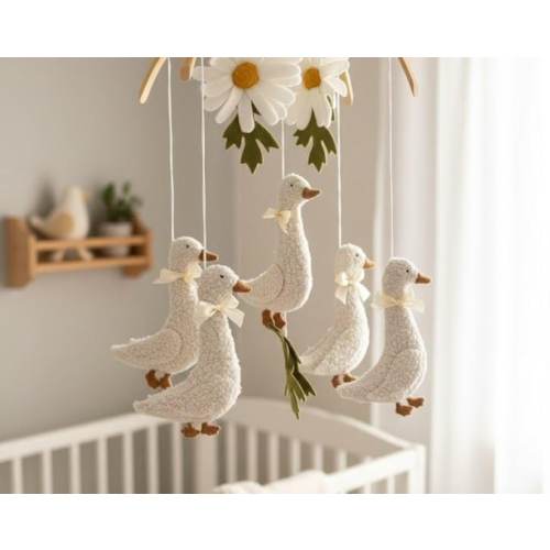 Handmade Goose Mobile