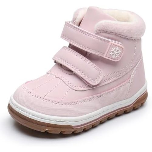 Blikcon Boys Girls Boots Toddler Boys Girls Fall Winter Boots Outdoor with Hook and Loop (Toddler/Little Kid)