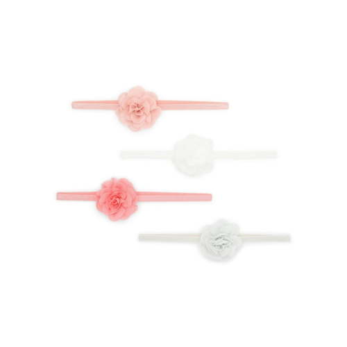 Carter's Child of Mine Newborn and Baby Girls Flower Head Wrap, 4-Pack