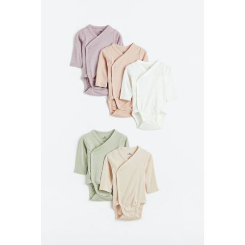 5-pack Wrapover Bodysuits