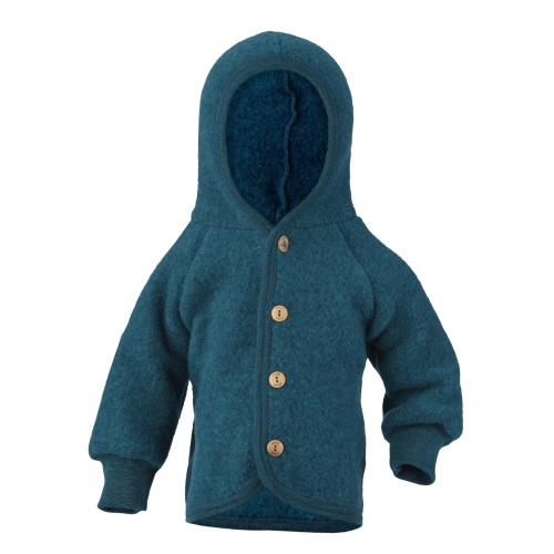 Engel Soft Organic Wool Fleece Hooded Jacket for Babies