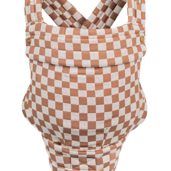 The Monarch Baby Carrier - Mocha Check – Mabē