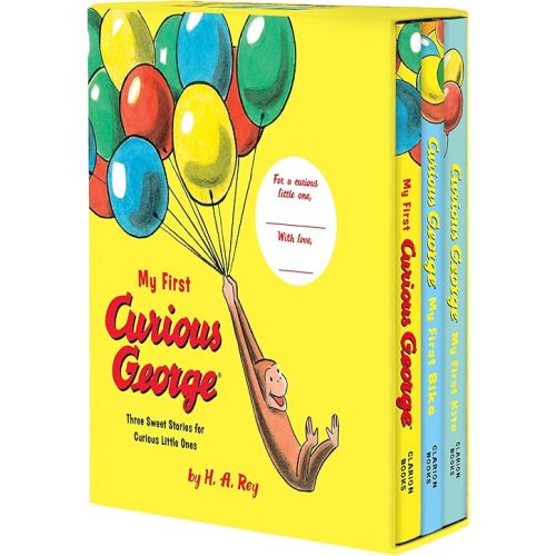 My First Curious George 3-Book Box Set: My First Curious George, Curious George: My First Bike, Curious George: My First Kite Paperback – September 13, 2022