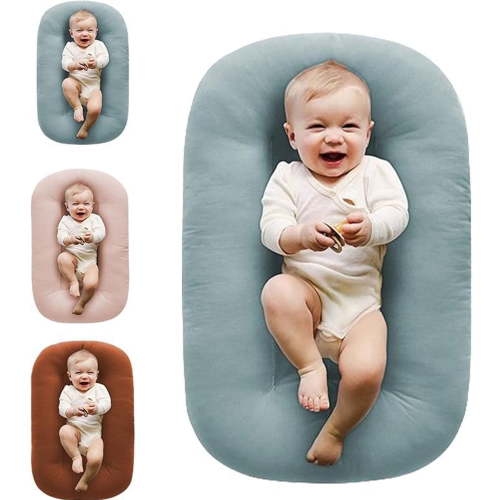 Baby Lounger - Baby Lounger for Newborn, Breathable & Soft Baby Nest Cover for Baby 0-12 Months, Baby Essentials Gifts, Portable Infant Lounger, Baby Snuggle Lounger Me