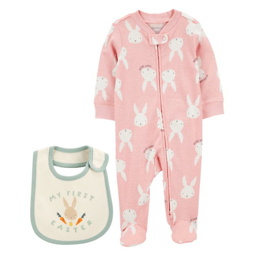 Baby 2-Piece My First Easter Teething Bib & Sleep & Play Pajamas Set
| Carter's