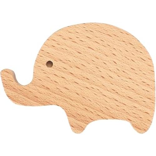 10 pcs Elephant Children's Room bedsidehandle Wooden Cute Animal Cabinet Door Wooden Handles Drawer pulls and knobs