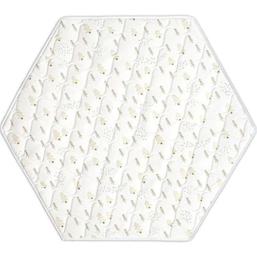 Sherilyn Foam Hexagon Playpen Mat, Baby Play Mat Fits Baby Playpen, 52" X 45", Hexagon Playpen Mattress Pad Foldable Mat Non-Slip Activity Playmats - Machine Wahable