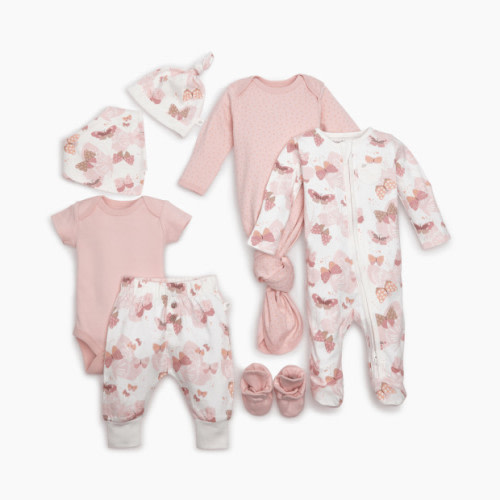 Tiny Kind Head to Toe 7 Piece Set - Butterfly, 0-3 M