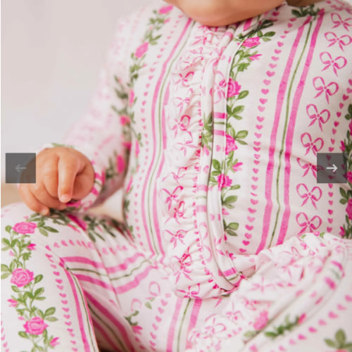 Bowquet of Roses Convertible Ruffle Romper
