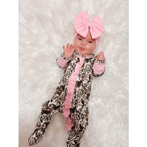 NEWBORN footie sleeper, Newborn, western footie sleeper, baby girl going home outfit baby outfit coming home brand new baby shower
