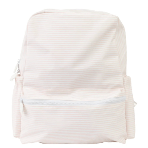 Apple Of My Isla, Pink Stripe Small Backpack
