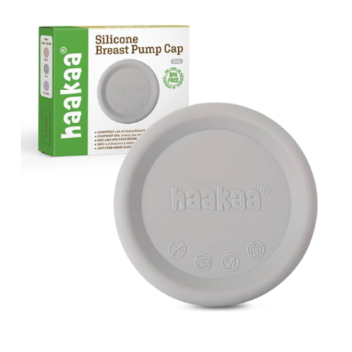 haakaa Lid Manual Breast Pump Silicone Cap Fit All Haakaa Breast Pumps 1 pc