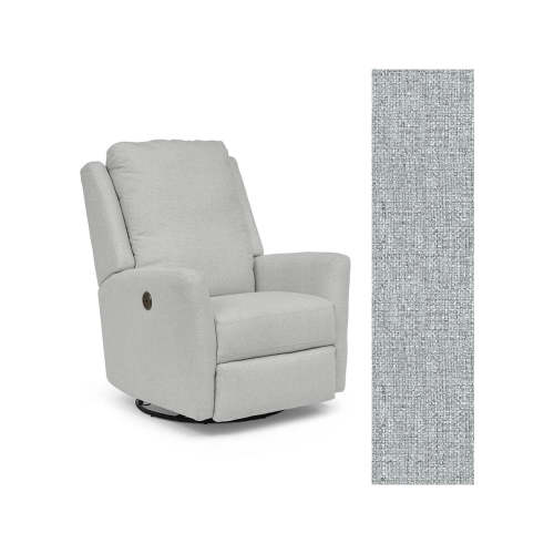 Storytime Heatherly Power Swivel Glider Recliner | Bambi Baby