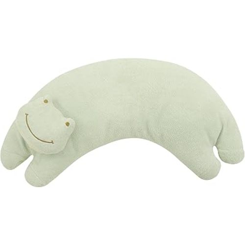 Angel Dear Curved Pillow, Green Froggy