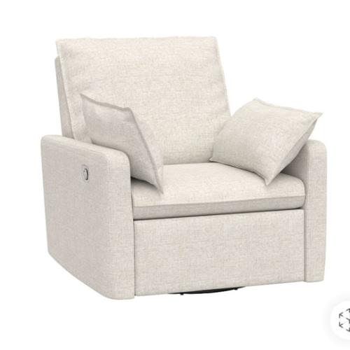 Paxton Pillow Manual & Power Swivel Glider Recliner