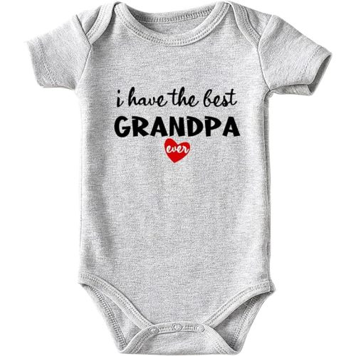 shlrzy Grandma baby announcement Newborn Baby Boy Clothes Funny Baby Bodysuits for Girls