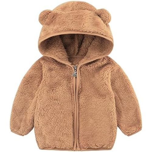 newborn boys girls 0-6 months winter jackets for baby coat warm flecee clothes