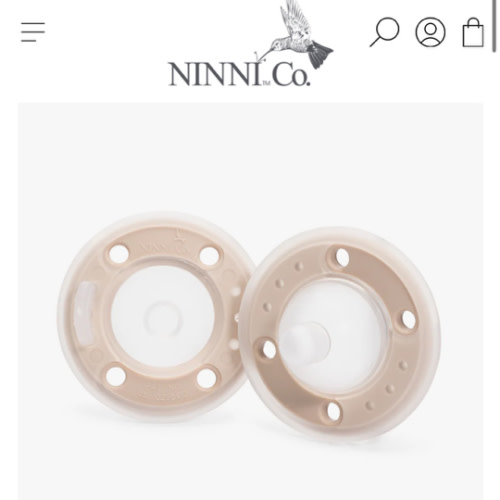 Ninni Pacifier Oatmeal 2 Pack